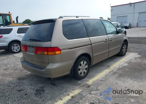 2004 Honda Odyssey Ex-L z USA, uszkodzony, nr VIN 5FNRL18954B014748